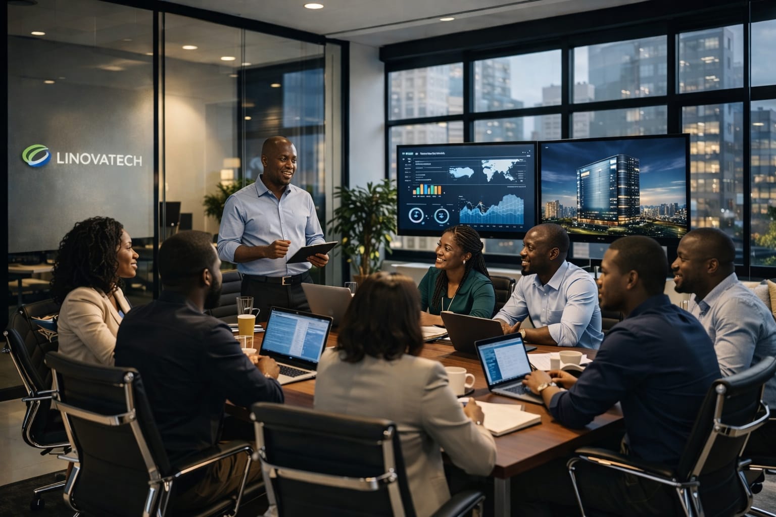 Formation et e-learning — équipe LINOVATECH en formation